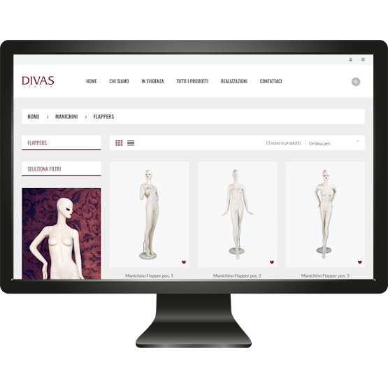 divas italia accessori e arredamenti per negozi