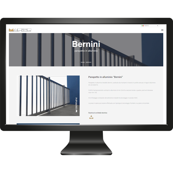 railing aluminium design sito internet wordpress