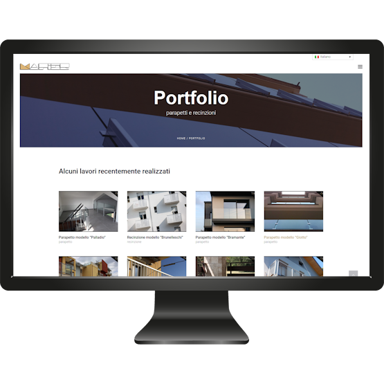 railing aluminium design sito internet wordpress