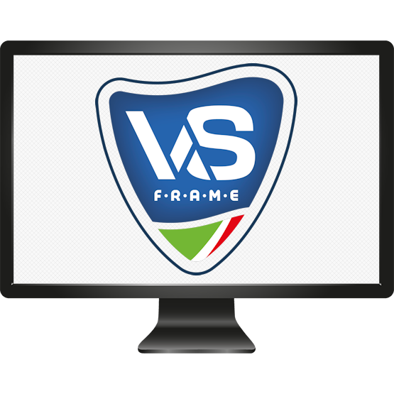 vs frame design nuovo logo e brand aziendale